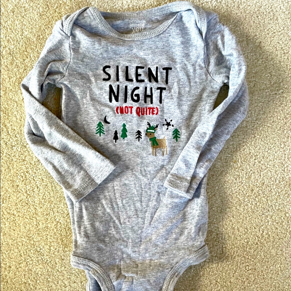 6-9 month Christmas onesies
